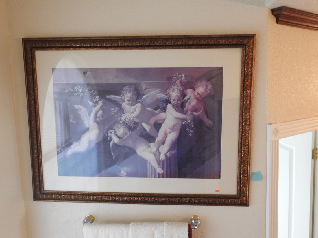 Baroque Revival Framed Classical Figural Print - 2