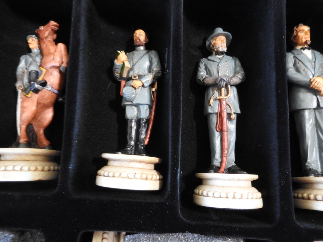 The Chessmates Painted Figural Chess Pieces Set - 11