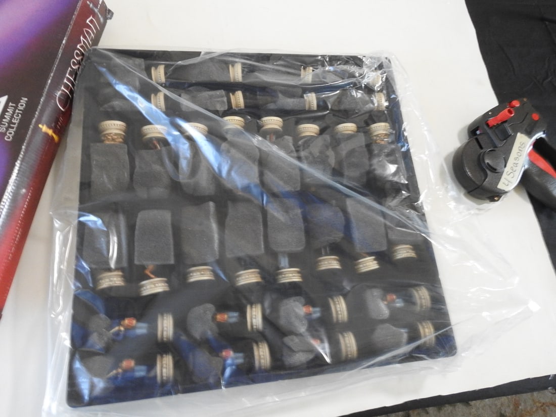 The Chessmates Painted Figural Chess Pieces Set - 4