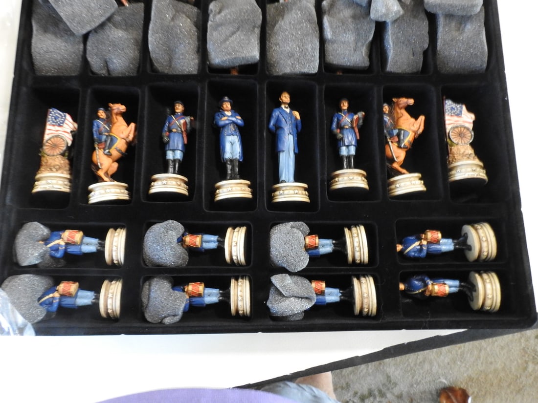 The Chessmates Painted Figural Chess Pieces Set - 5
