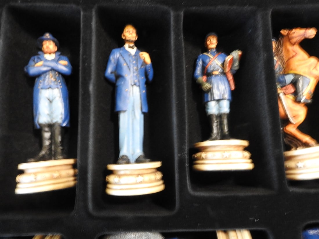 The Chessmates Painted Figural Chess Pieces Set - 7