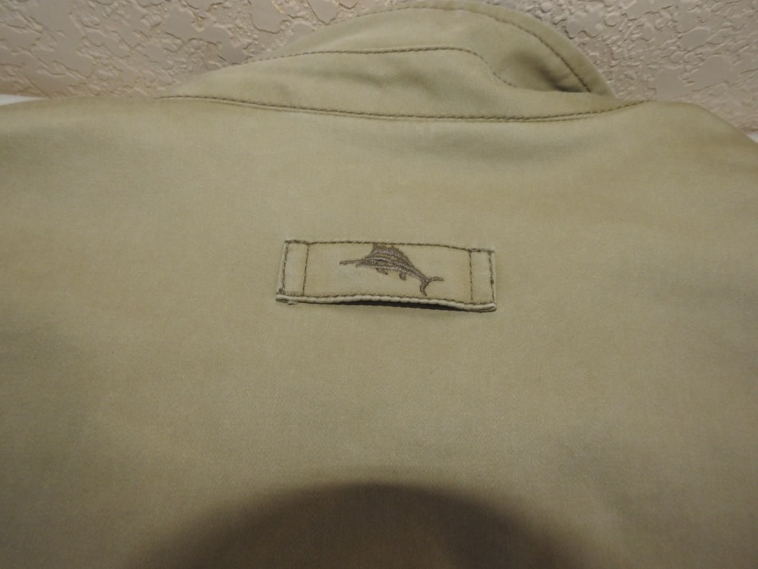 Tommy Bahama Large Khaki Coat - 11