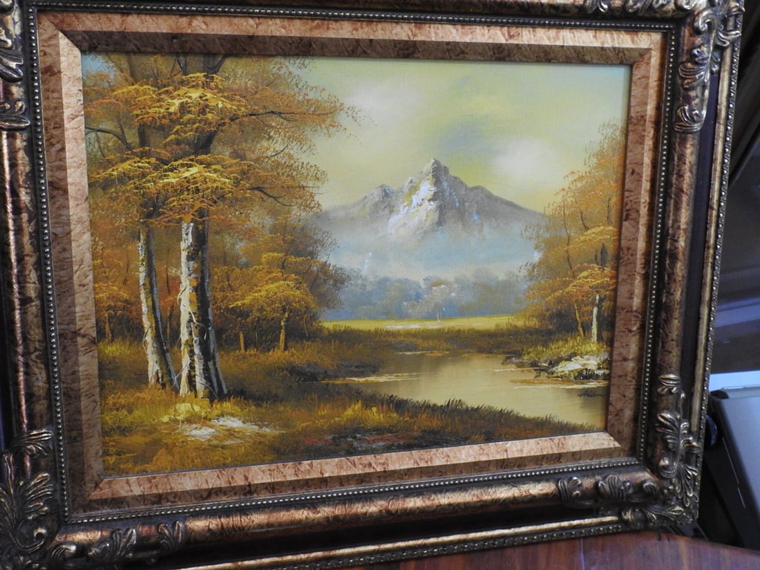 Artist-Signed Landscape Oil on Canvas - 2