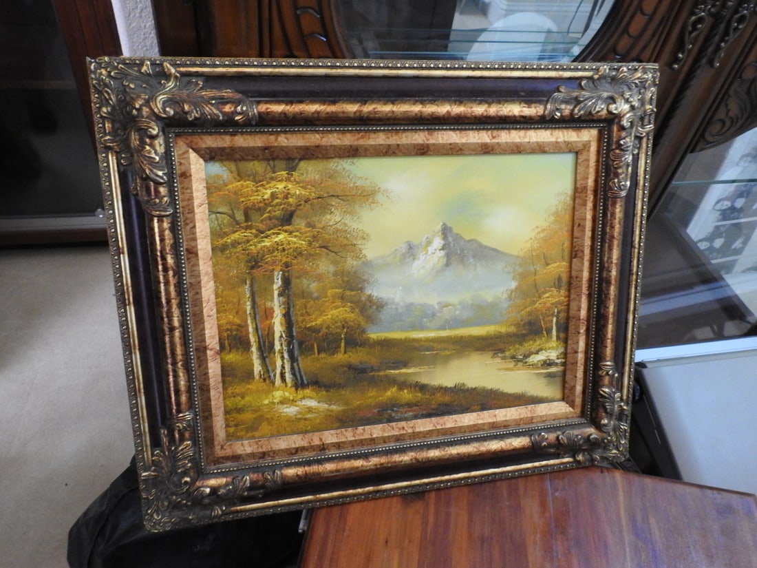 Artist-Signed Landscape Oil on Canvas - 4