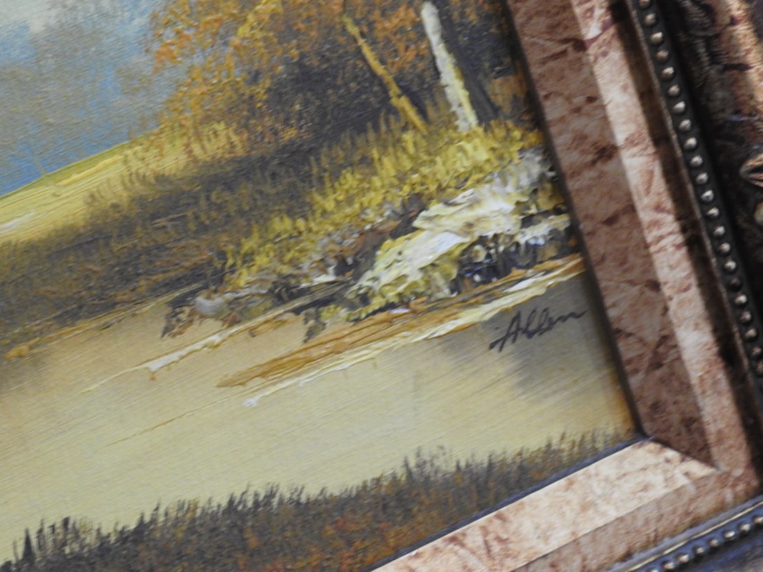 Artist-Signed Landscape Oil on Canvas - 5