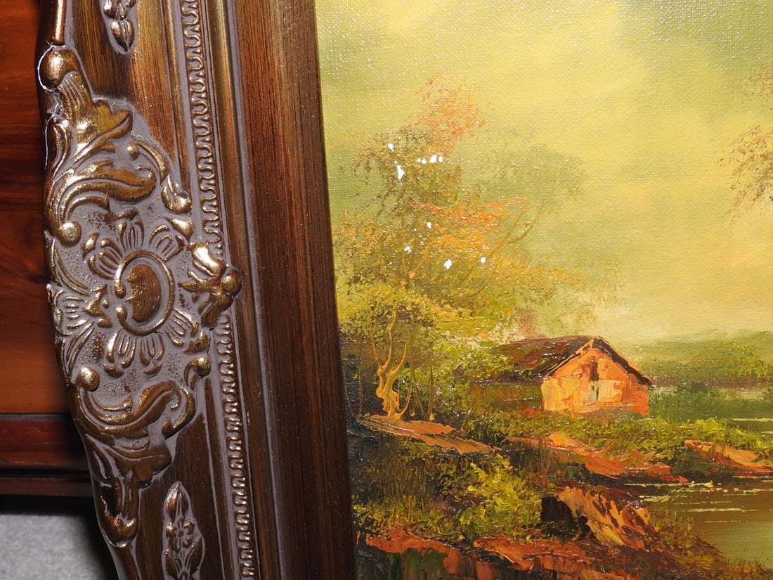 Artist-Signed Landscape Oil on Canvas - 5
