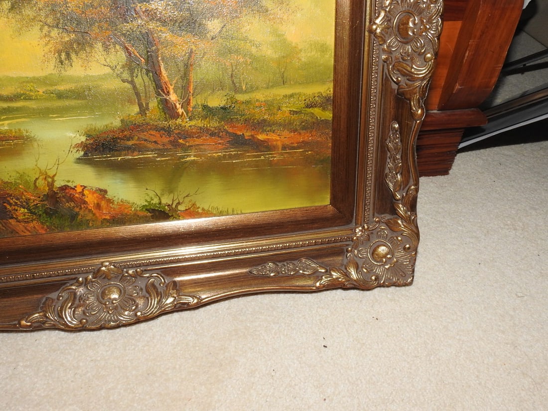 Artist-Signed Landscape Oil on Canvas - 7