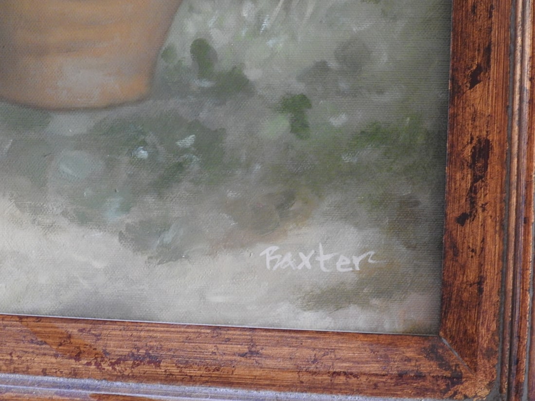 Orphan by the Fountain Framed Oil on Canvas - 6