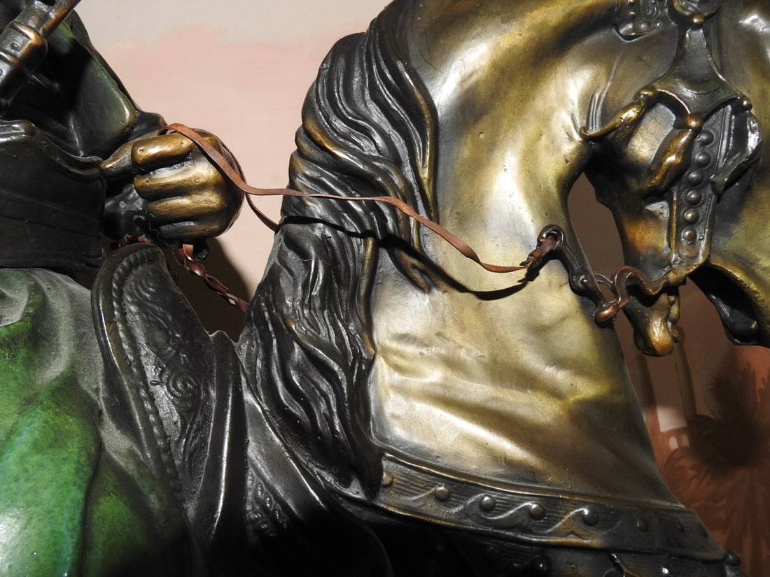 Cavalier Arabe Equestrian Sculpture After Antoine-Louis Barye - 16