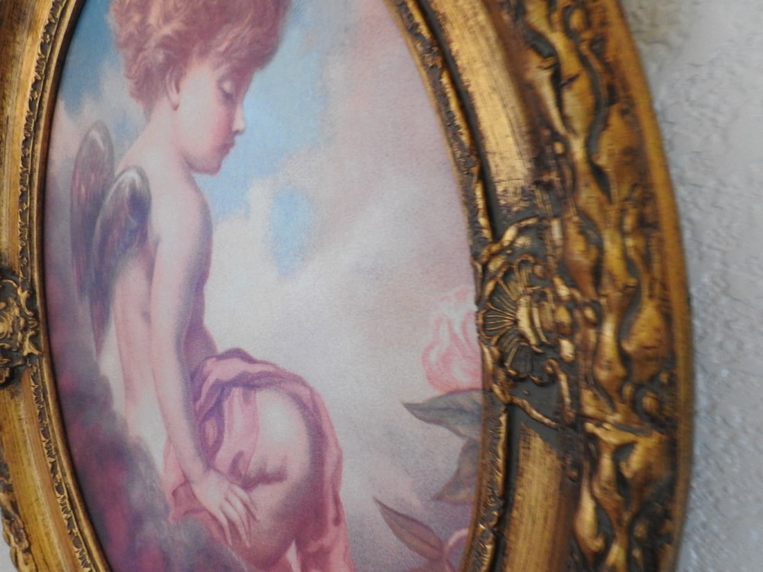 Daydreams Victorian Style Lithograph Print - 2