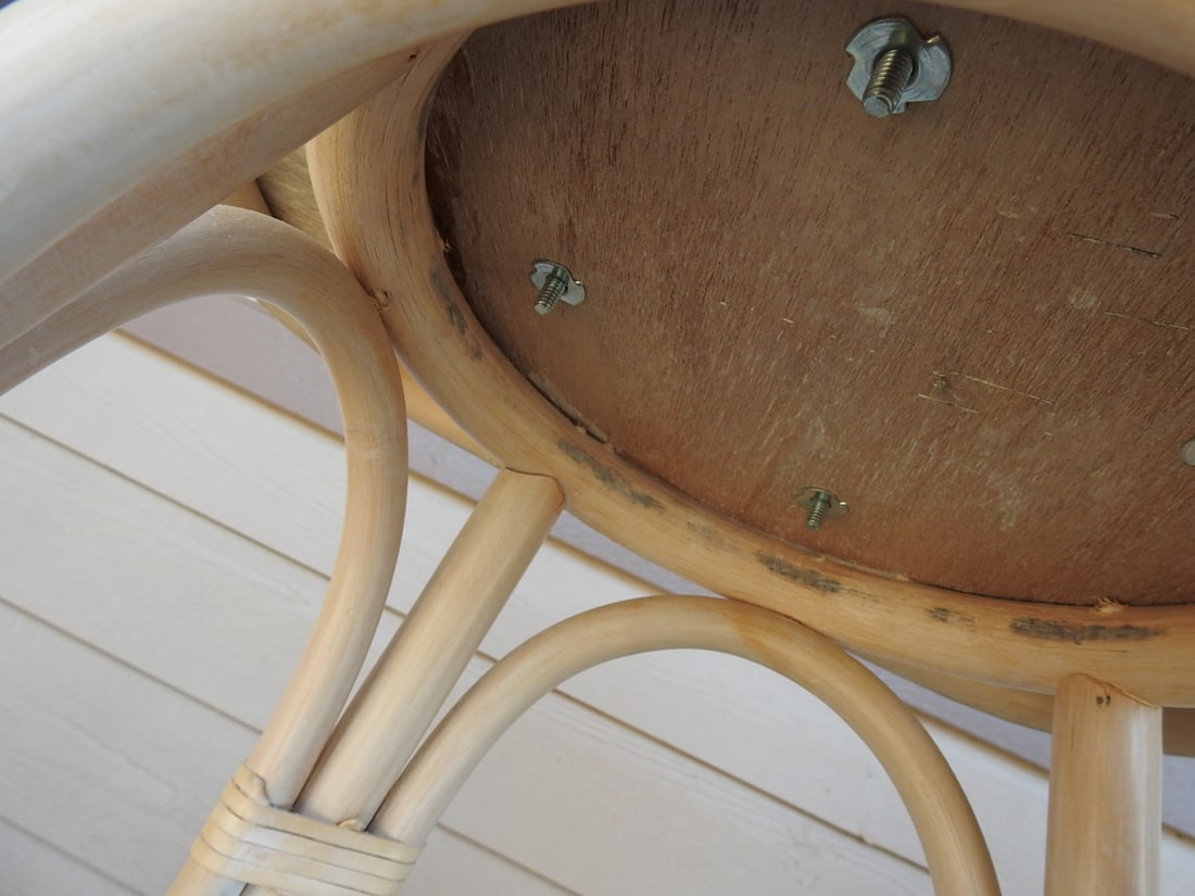 Pair of Bamboo & Rattan Bar Stools - 11