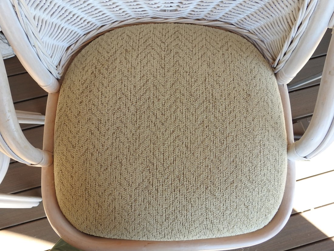 Pair of Bamboo & Rattan Bar Stools - 13
