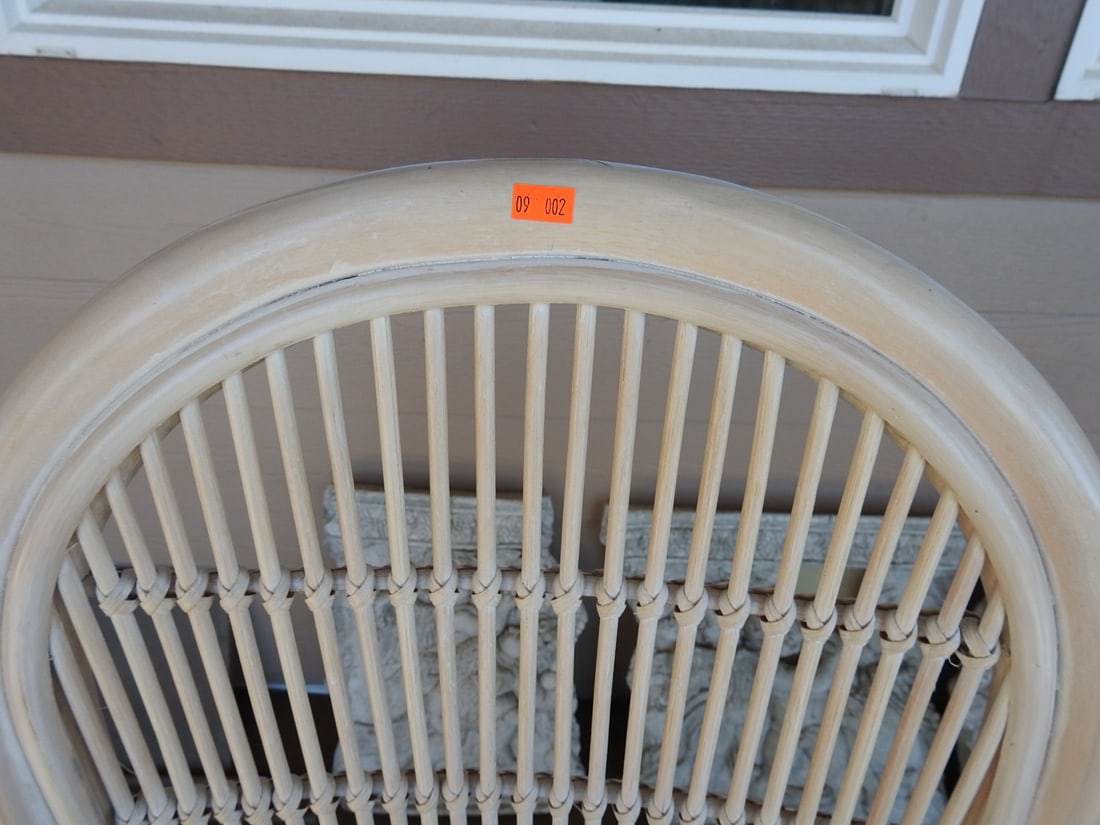 Pair of Bamboo & Rattan Armchairs - 3