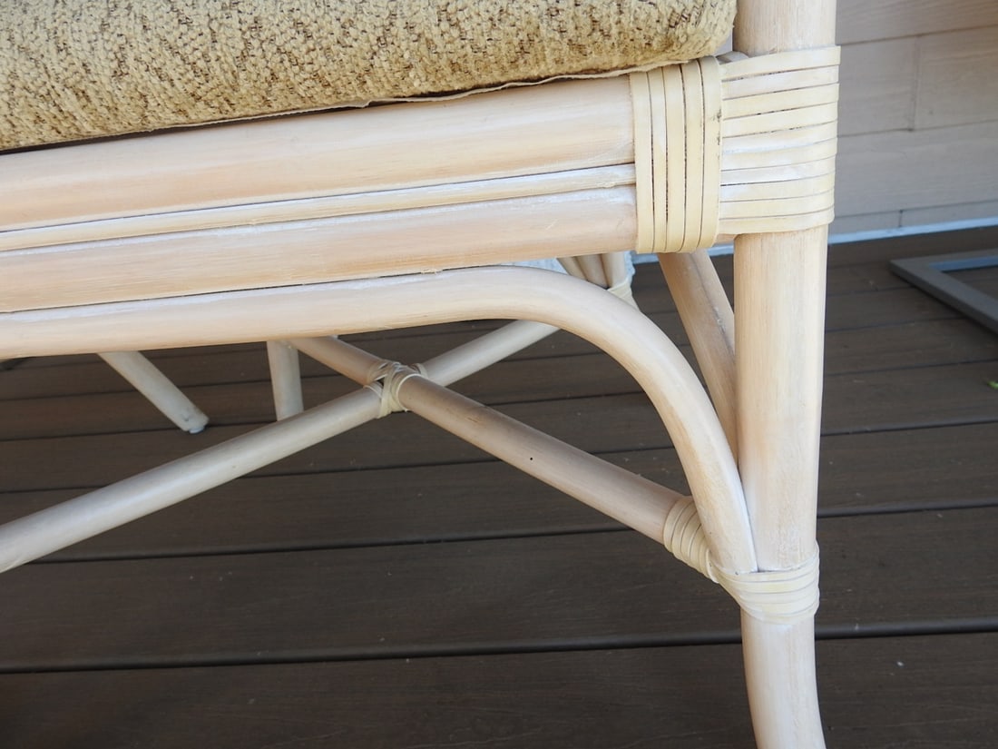 Pair of Bamboo & Rattan Armchairs - 8