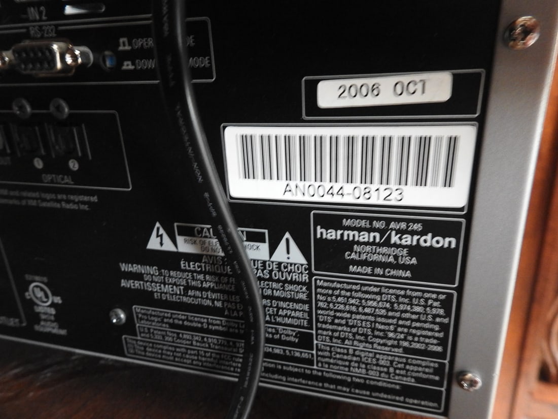 Harman Kardon AVR 245 Receiver - 6