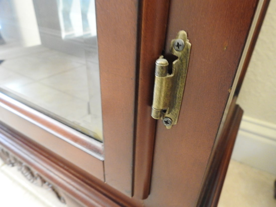 Classical Style Glass Curio Cabinet - 15