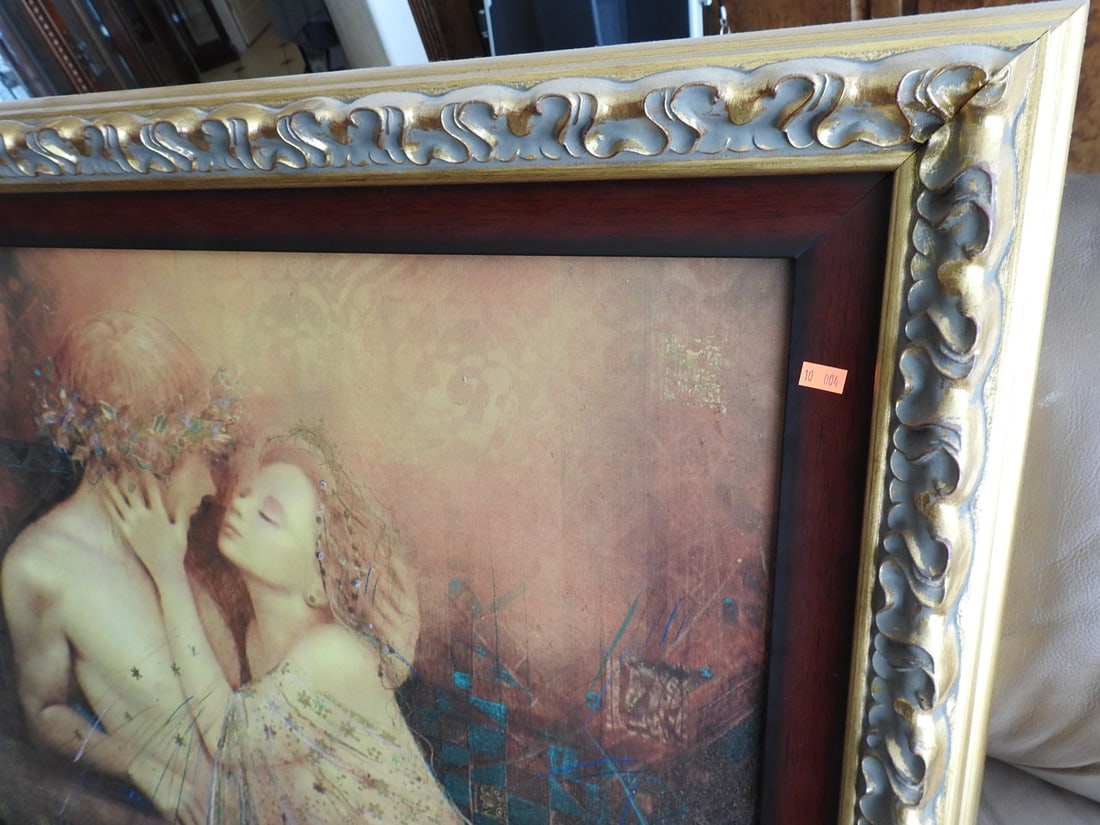 Csaba Markus Rhapsody Love Embellished Serigraph - 3