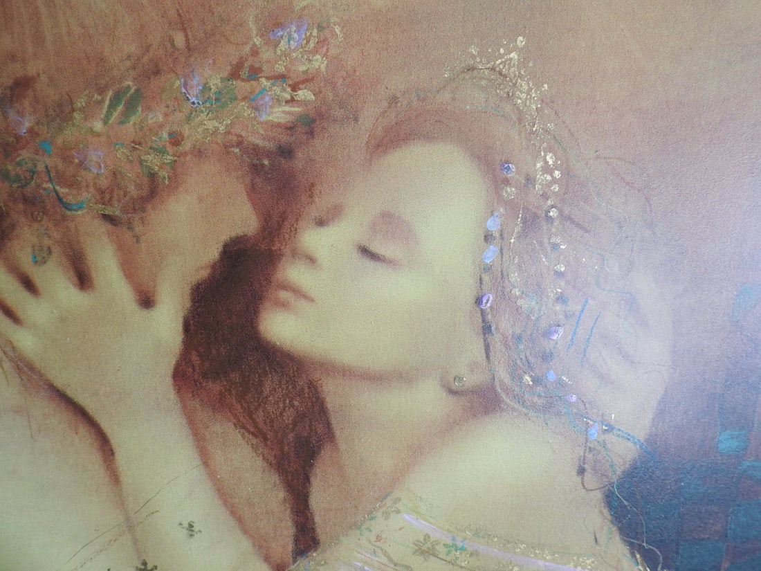 Csaba Markus Rhapsody Love Embellished Serigraph - 5