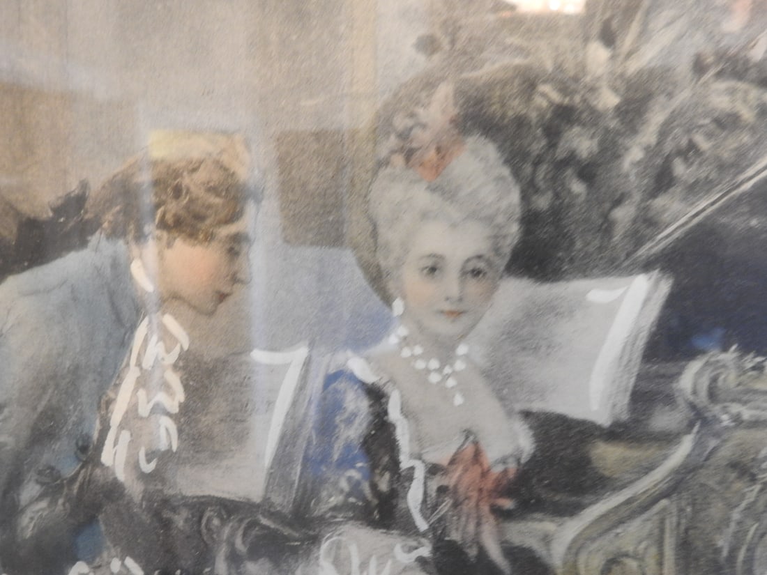 Mozart at the Court of Marie Antoinette Framed Reprint - 5