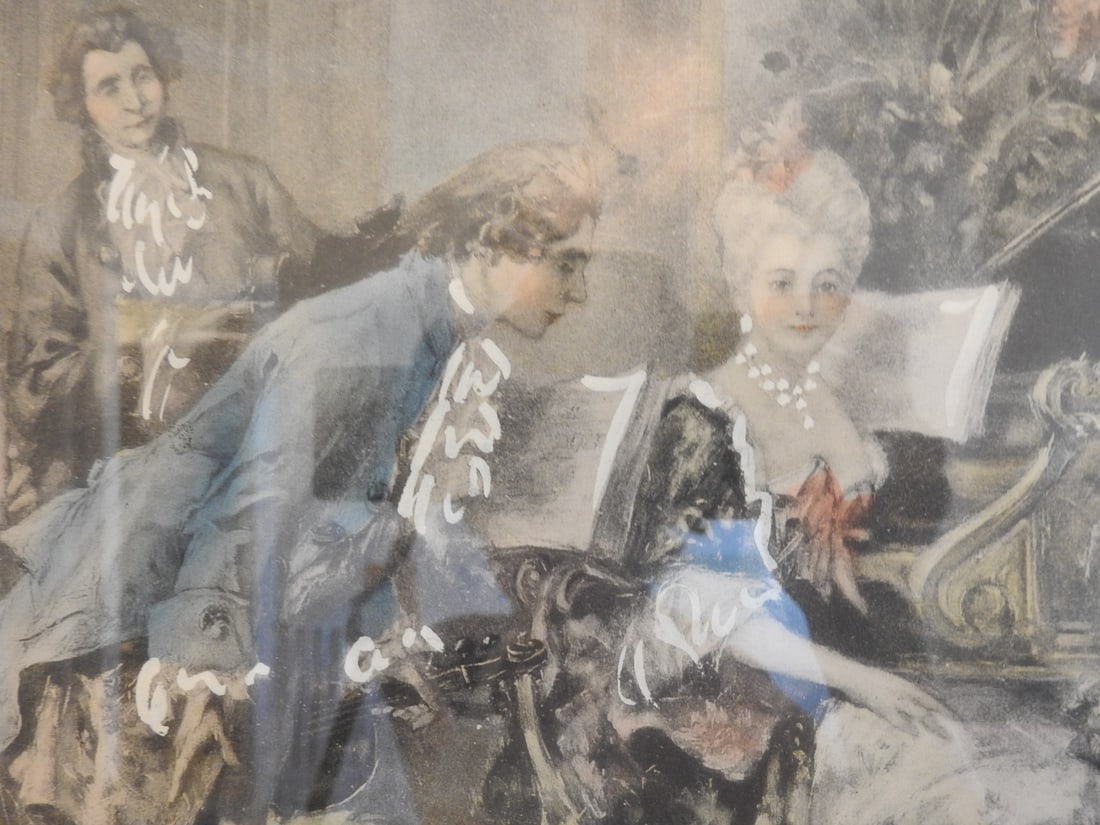 Mozart at the Court of Marie Antoinette Framed Reprint - 6