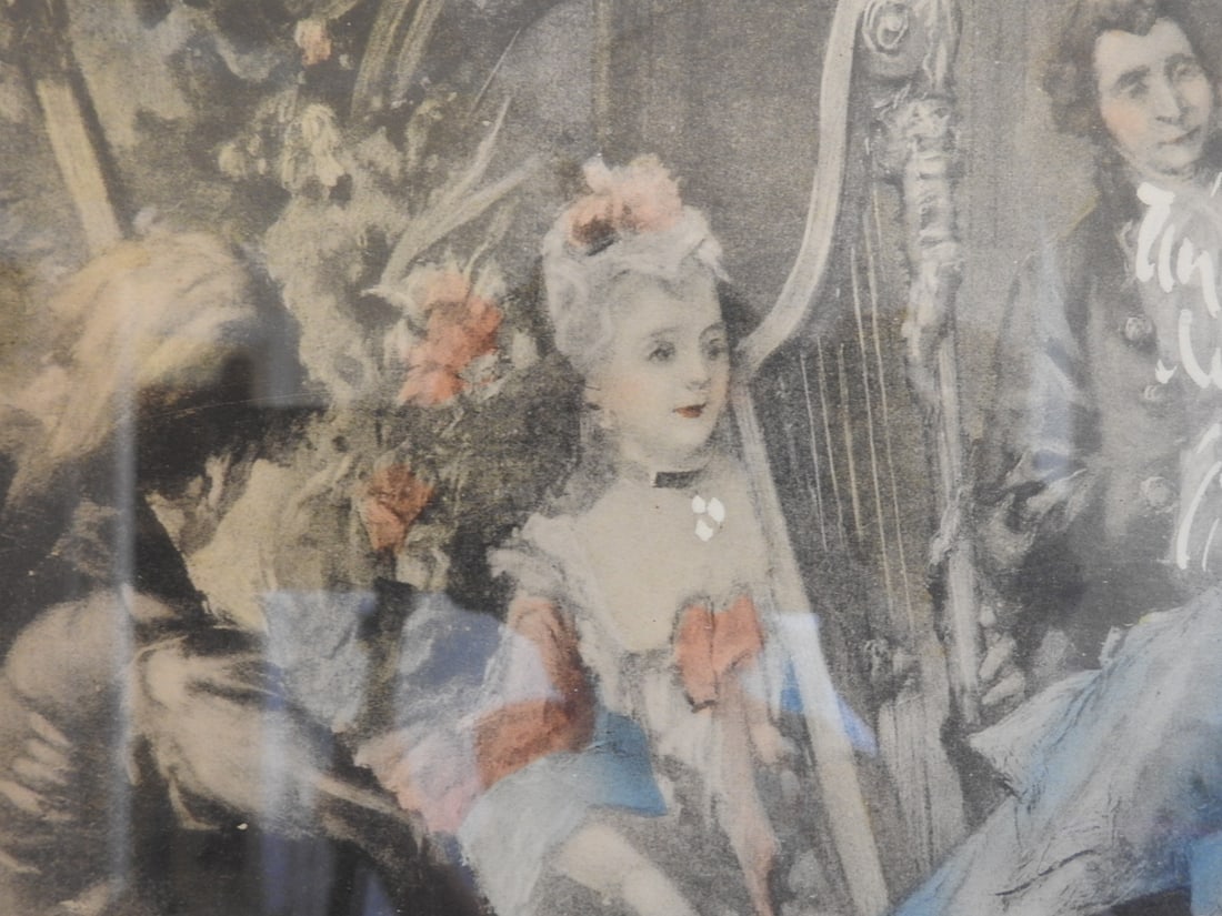 Mozart at the Court of Marie Antoinette Framed Reprint - 7