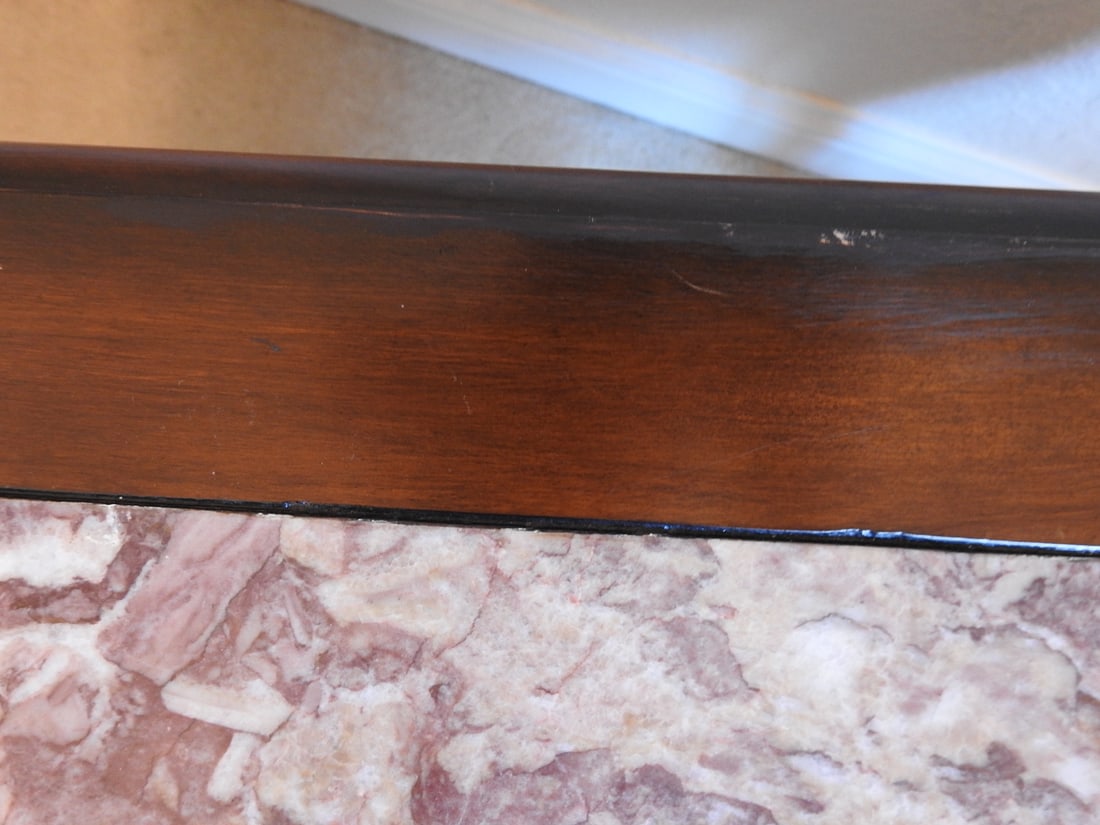 Rococo Style Breccia Pernice Marble Top End Table - 8