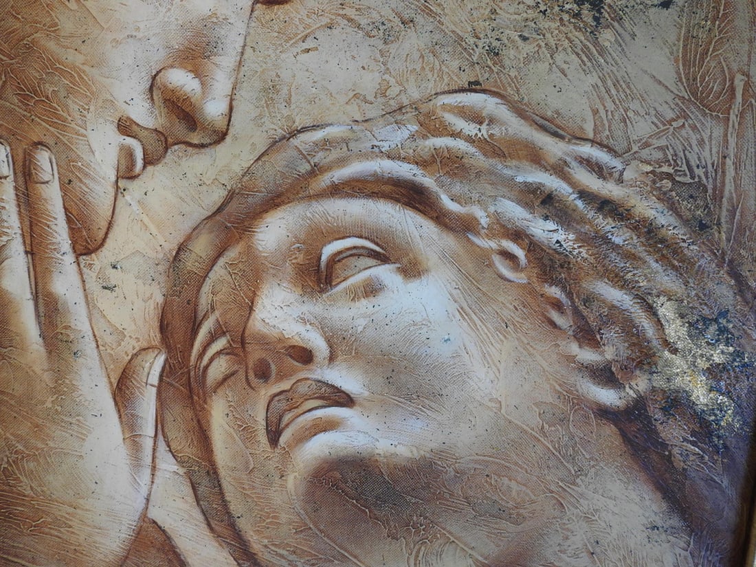 Neoclassical Relief Style Framed Print To Go Beyond - 3
