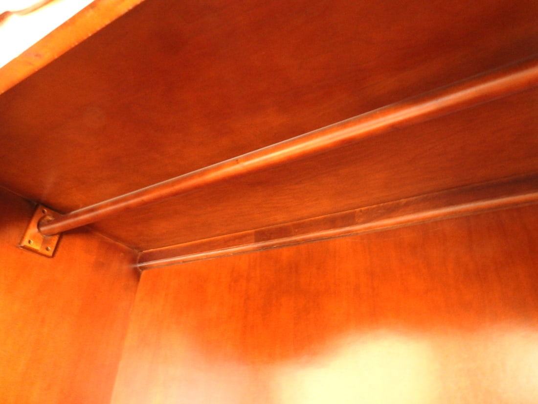 Classical Style Carved Mahogany Armoire - 3