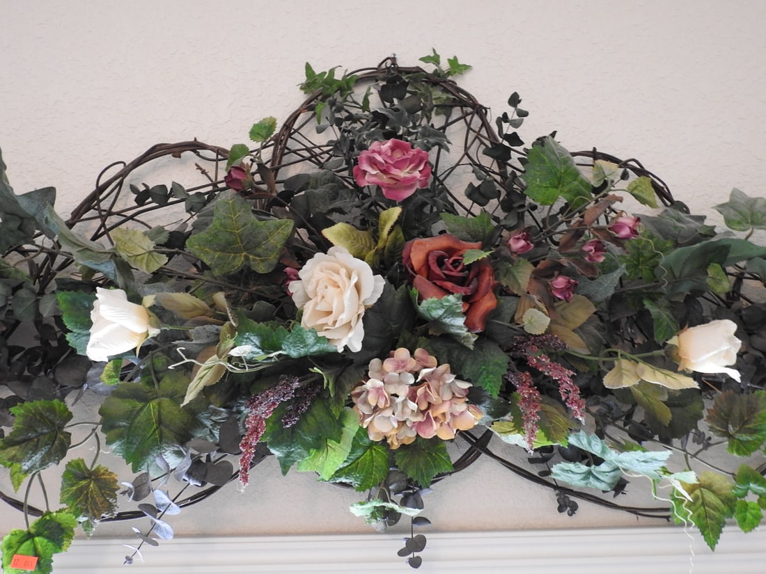 Large Silk Flower Swag - 2