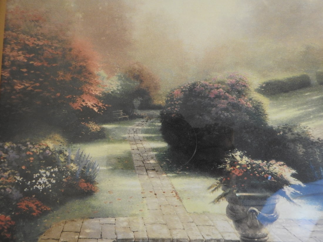 Thomas Kinkade Gardens Beyond Autumn Gate Print - 3
