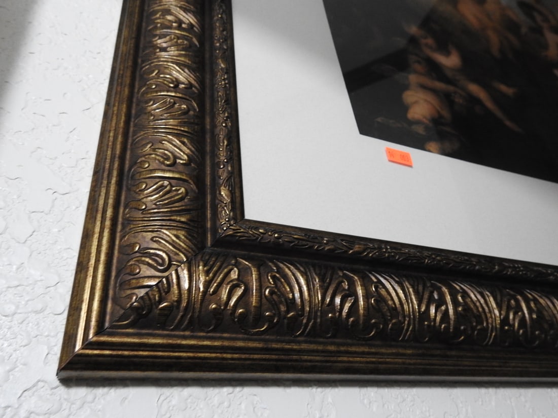 Cherubs Scattering Flowers Framed Reprint - 4