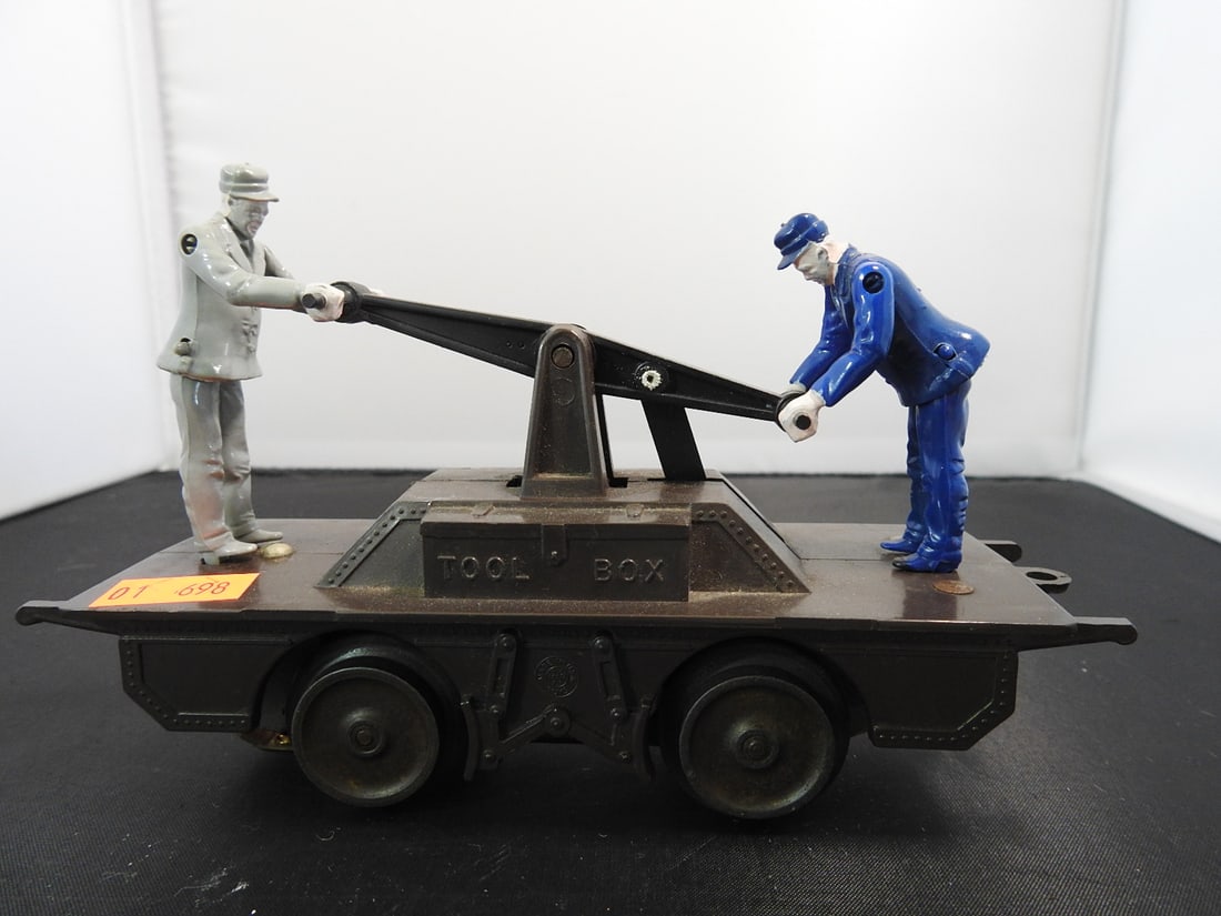 Louis Marx No. 2002 Operating Hand Car - 7