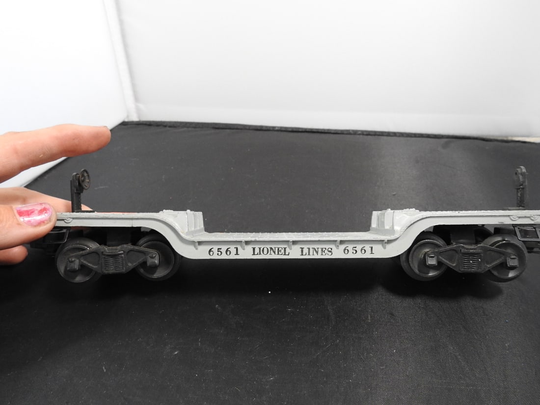 Lionel No. 6561 Depressed Center Cable Reel Flatcar - 5