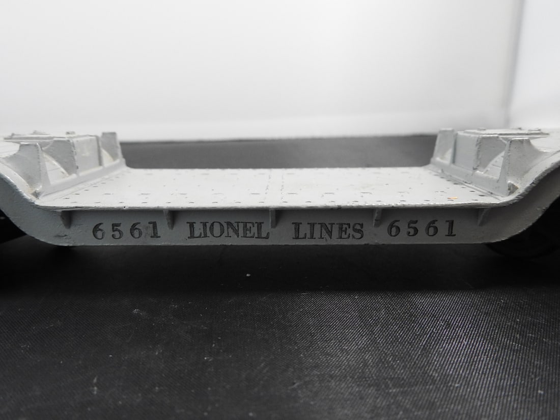 Lionel No. 6561 Depressed Center Cable Reel Flatcar - 6