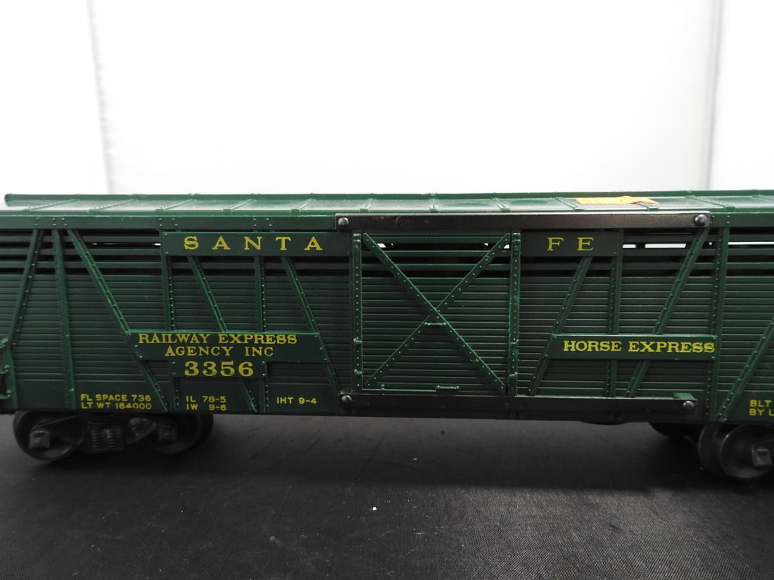 Lionel No. 3356 Santa Fe Operating Horse Express Car - 2