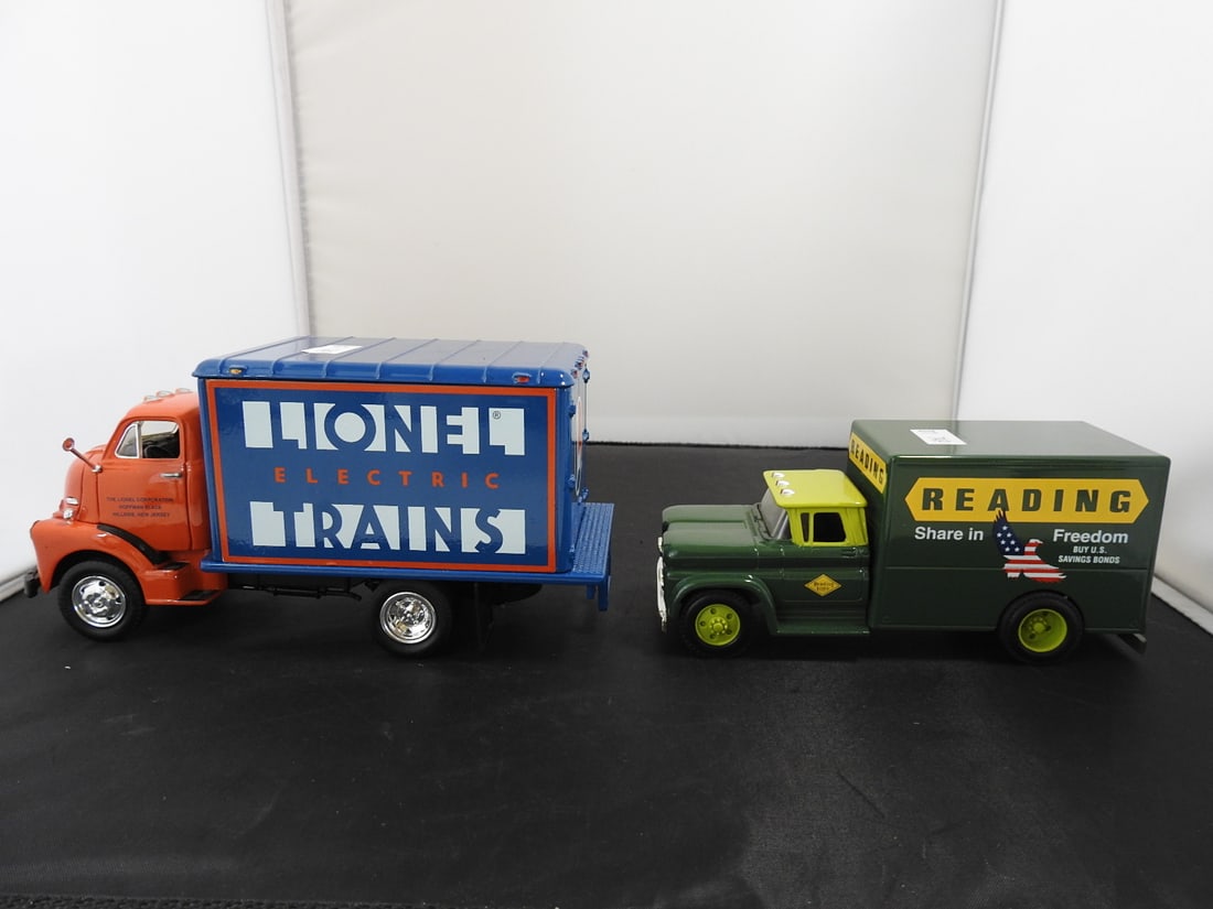 Lot of Two Die-Cast Railroad Advertising Delivery Trucks - 2