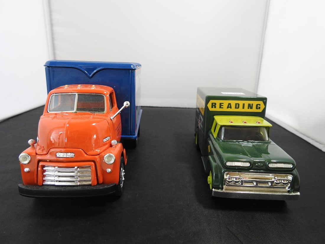 Lot of Two Die-Cast Railroad Advertising Delivery Trucks - 3