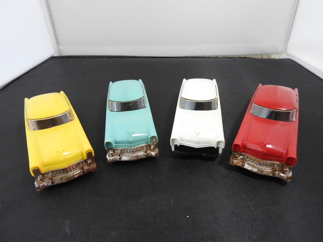 Lot of Four Small Plastic Toy Cars (1 of 3)