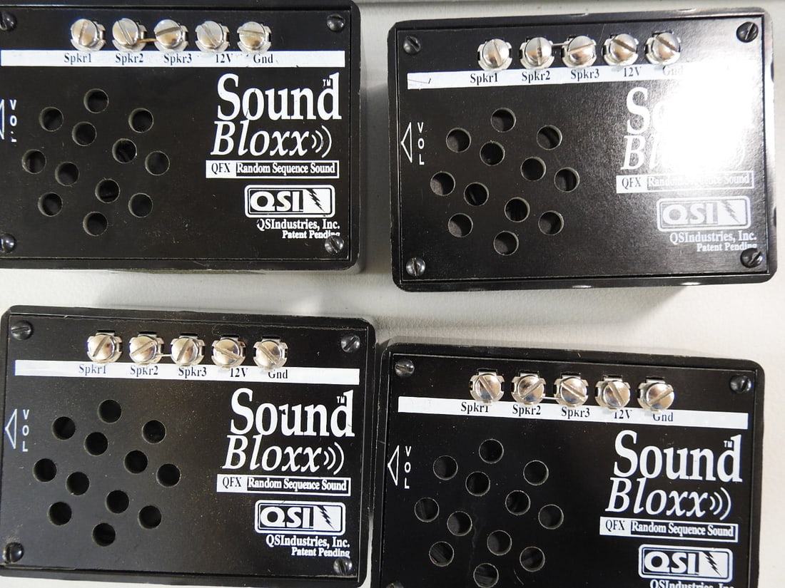 Sound Blox Model Railroad Sound Units and Control Parts Lot - 3