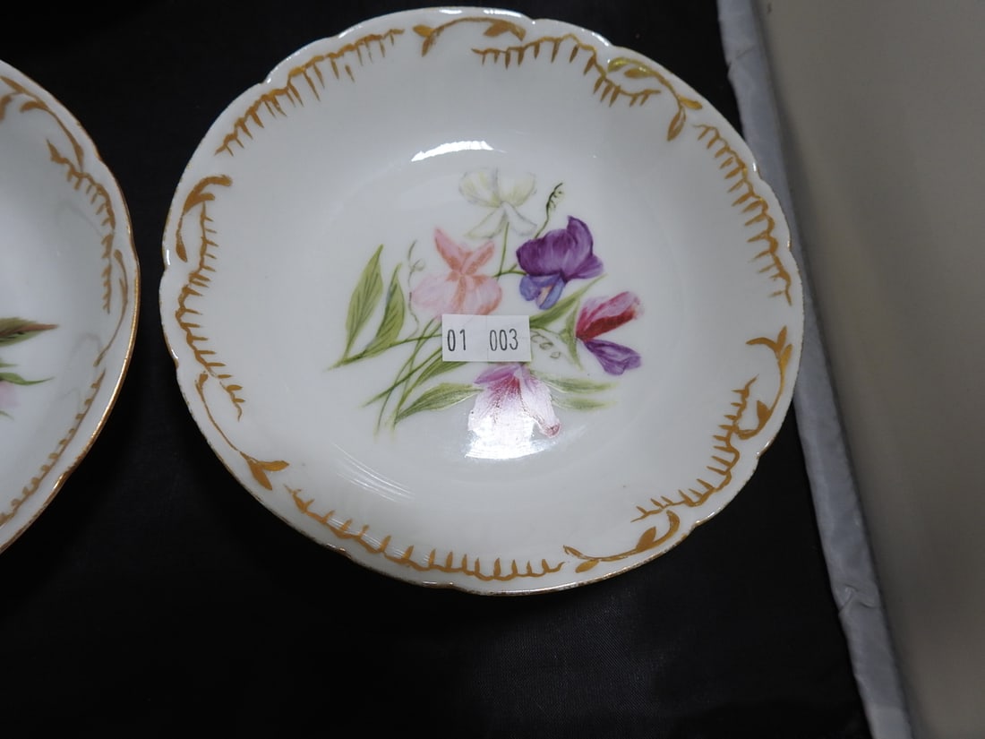 Haviland Limoges France Hand-Painted Porcelain Bowls, Set of 7 - 3