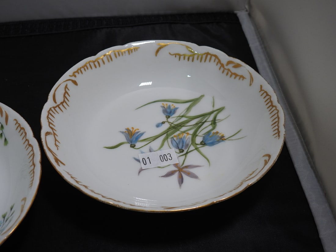 Haviland Limoges France Hand-Painted Porcelain Bowls, Set of 7 - 4