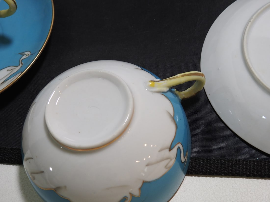 Made in Japan Porcelain Teacups and Saucers Set - 5