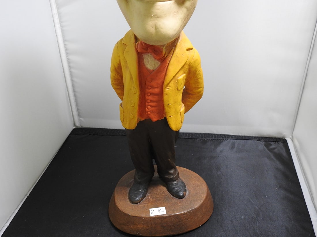 Vintage Don Lemon Hand-Painted Plaster Figure - 3