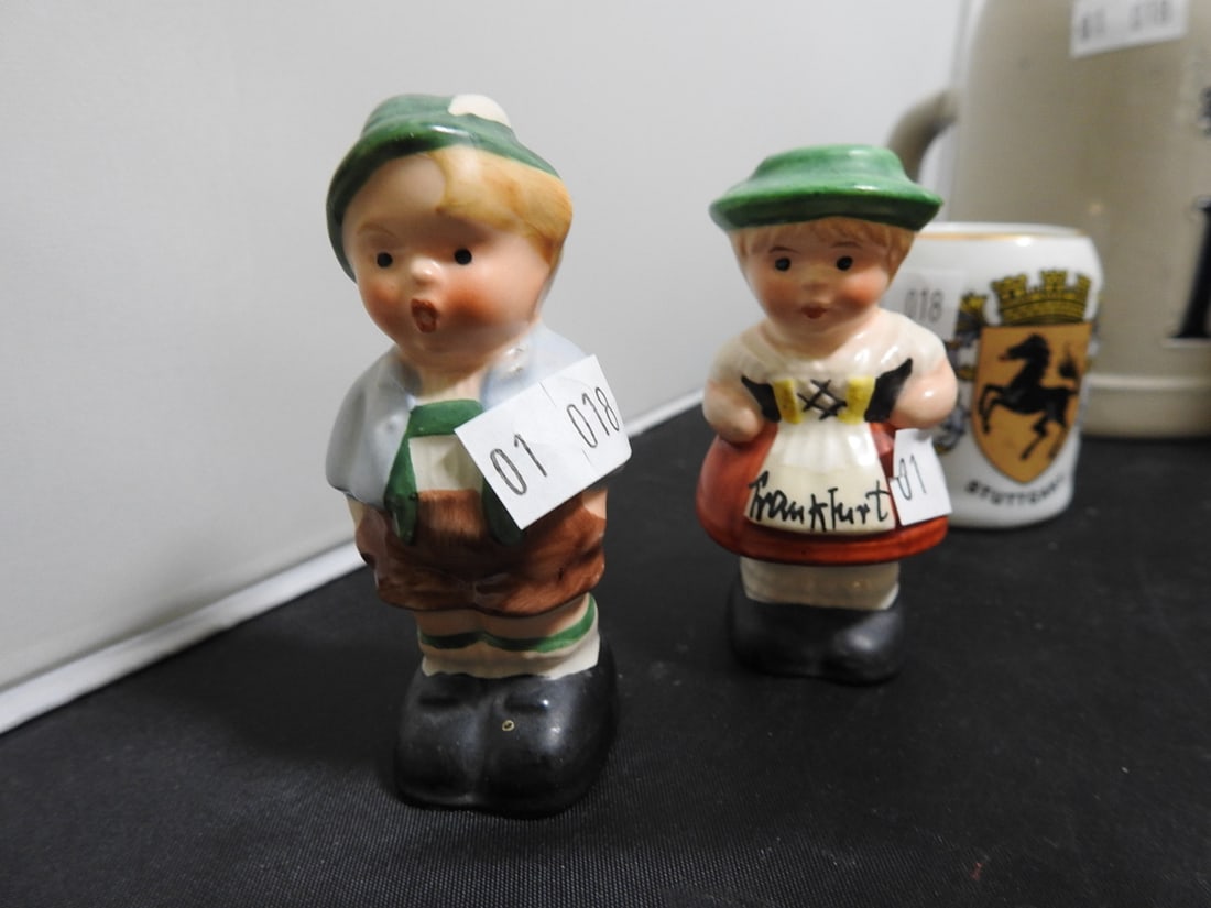 Vintage German Beer Stein and Stoneware Mug Group - 4