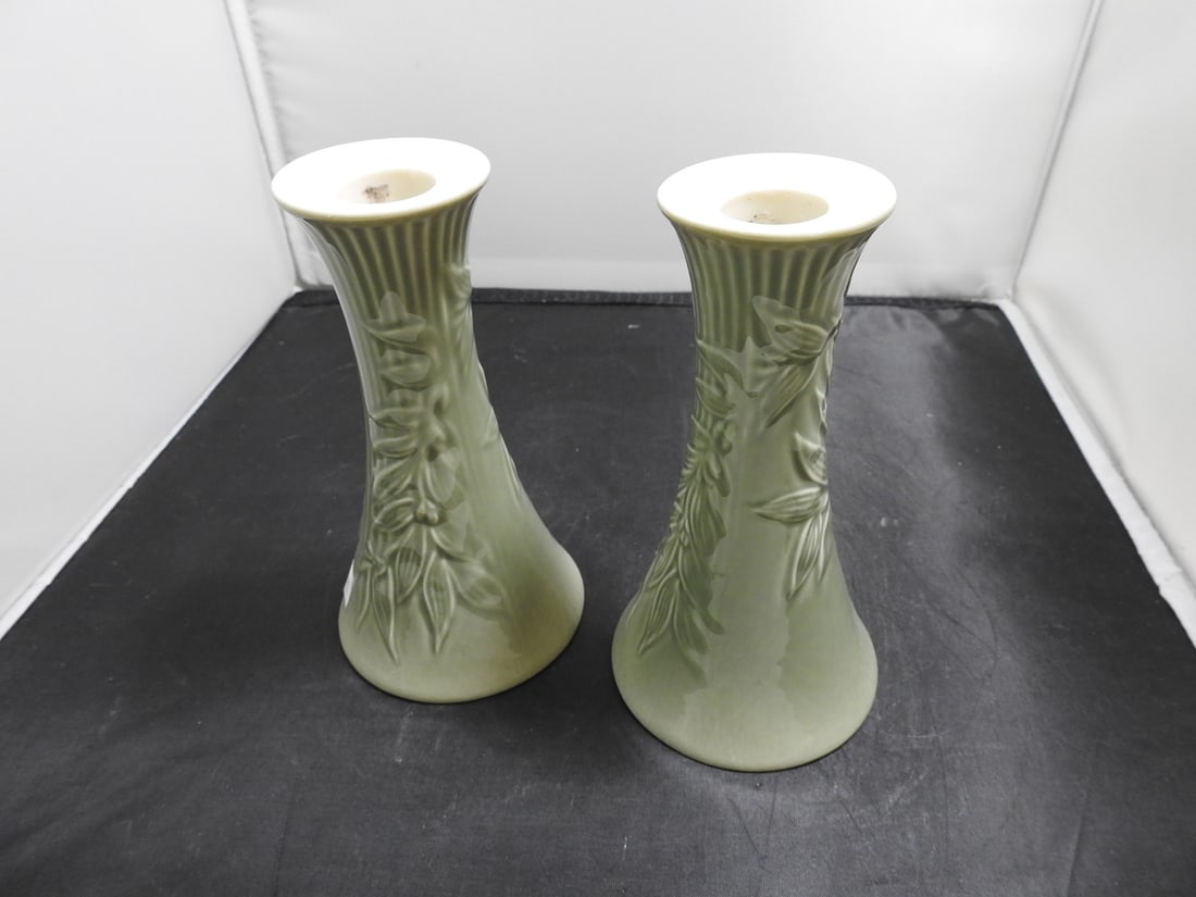 Lenox Fine Porcelain Candlesticks, Pair - 2