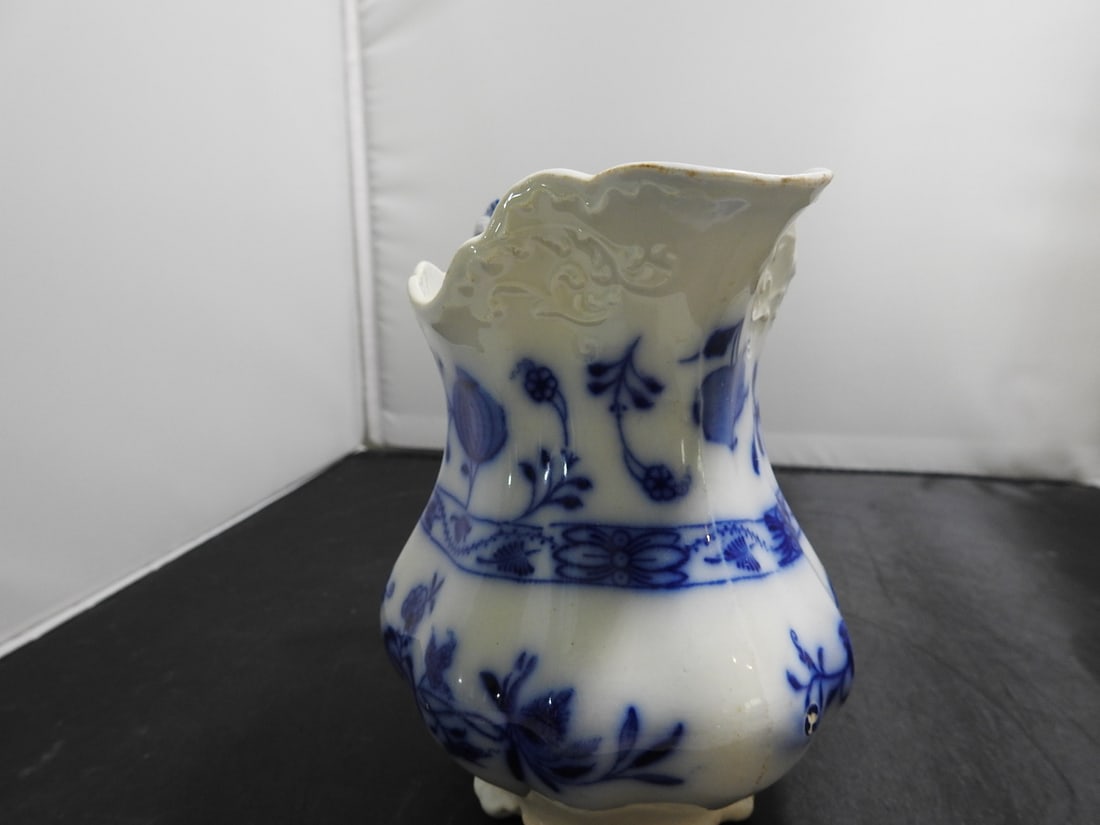 Johnson Bros. England Flow Blue Ironstone Pitcher - 4