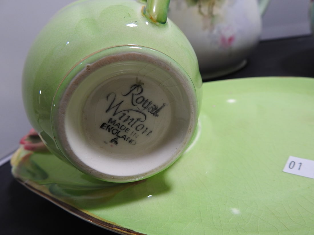 Vintage Hand-Painted Ceramic Decorative Lot - 5