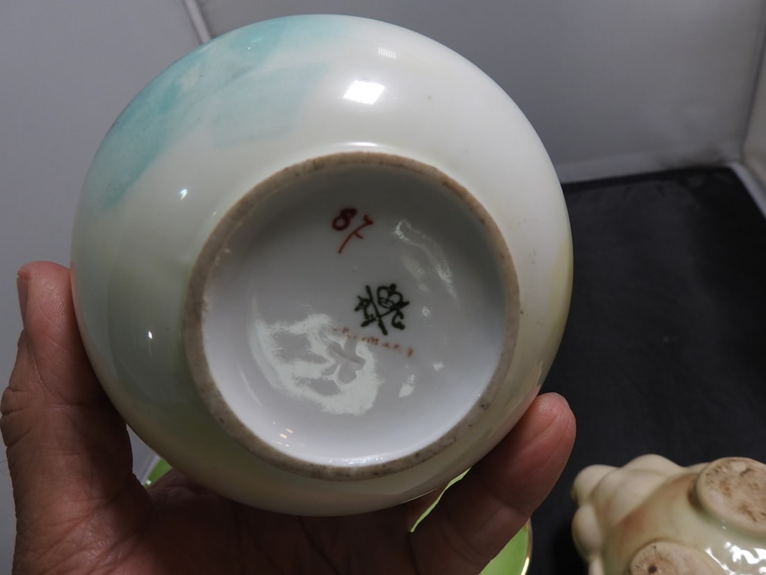 Vintage Hand-Painted Ceramic Decorative Lot - 7