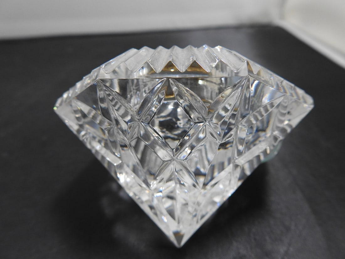 Waterford Crystal Desk Clock with Extra Battery - 4