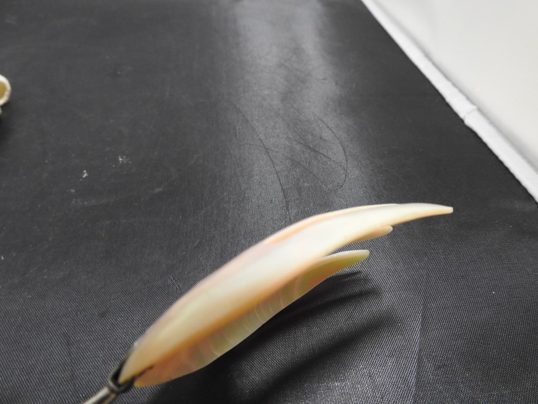 Antique Mother-of-Pearl Handled Serving Fork - 4